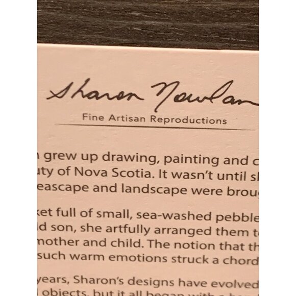 DEMDACO Sharon Nowlan "Happy Home" Grey 6x3" Wood Decorative Keepsake Box NWT - Picture 9 of 11